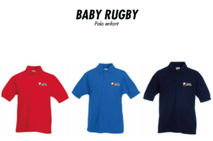 Polos manches courtes BABY RUGBY